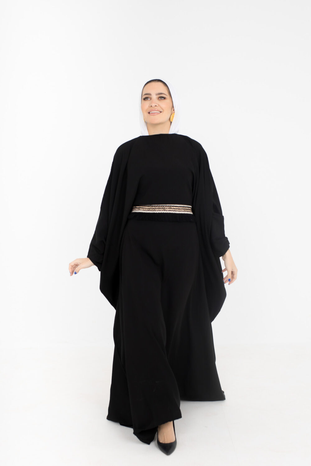 Butterfly Embroidered Abaya - Image 6