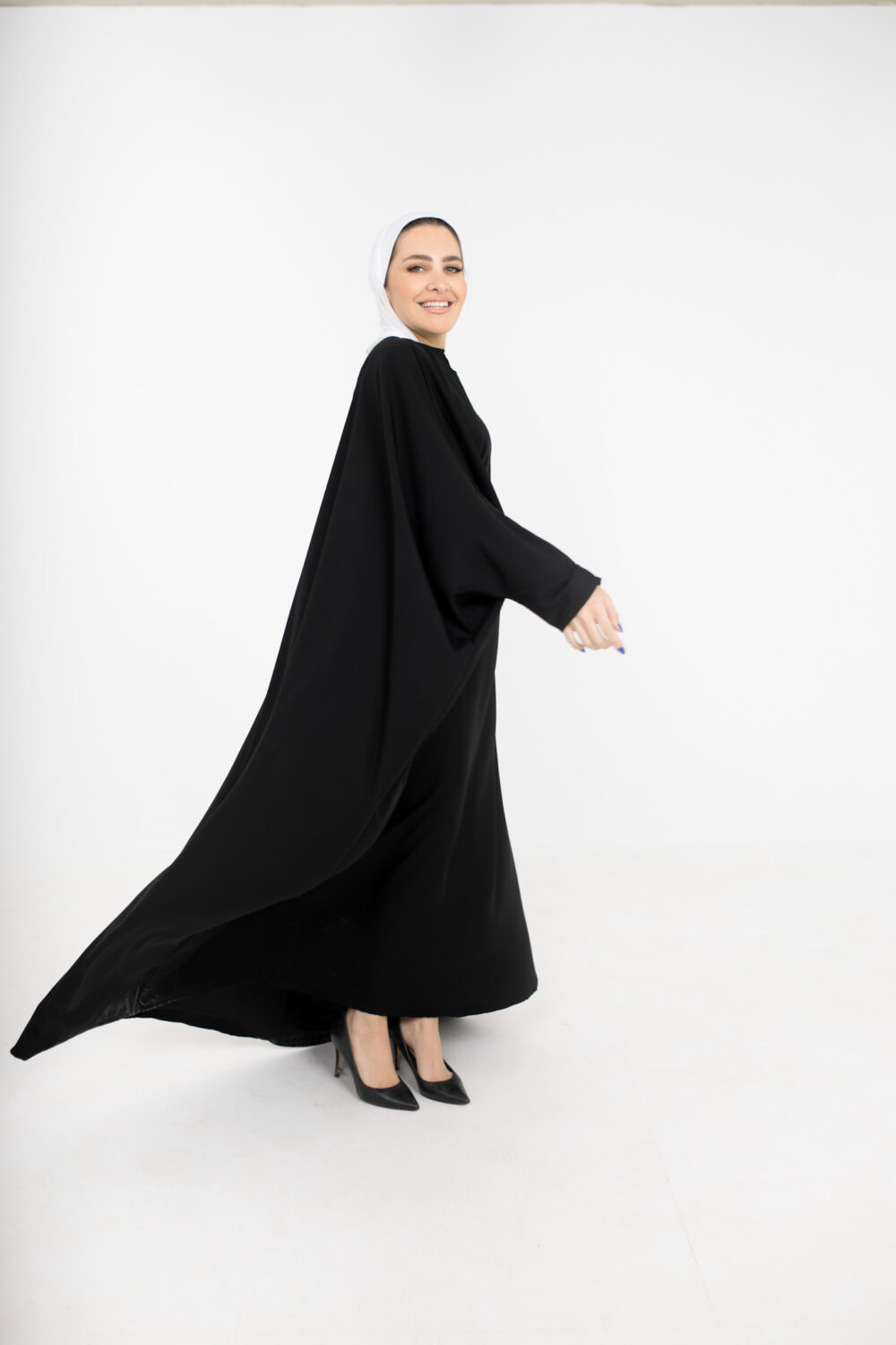 Butterfly Embroidered Abaya - Image 5