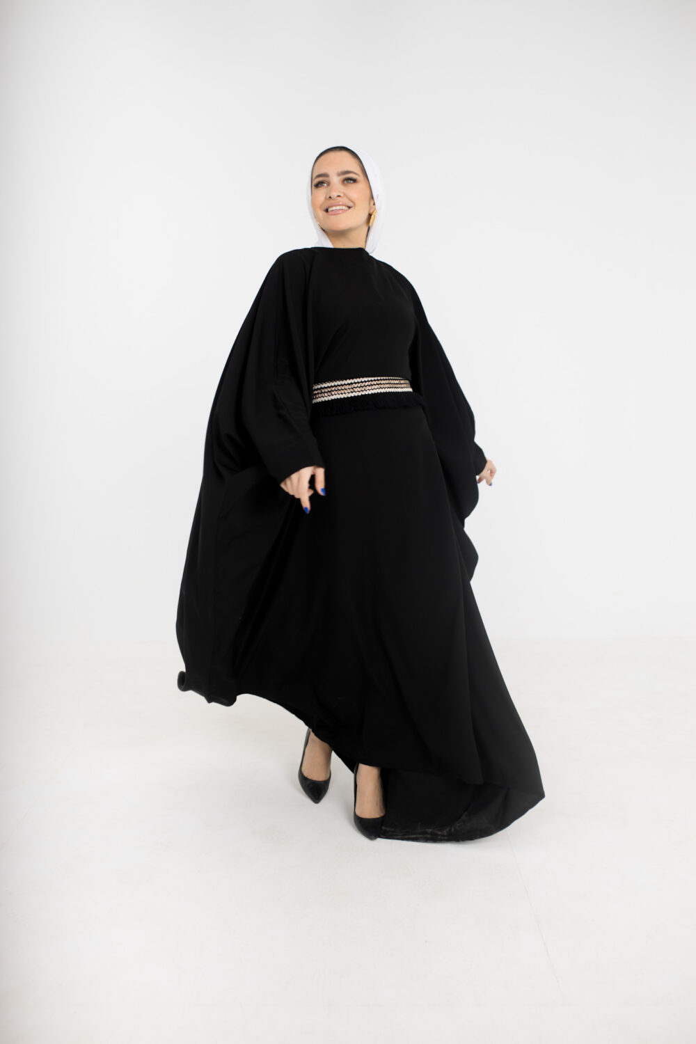 Butterfly Embroidered Abaya