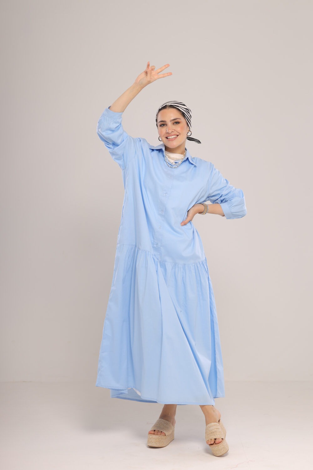 poplin dress - Image 8