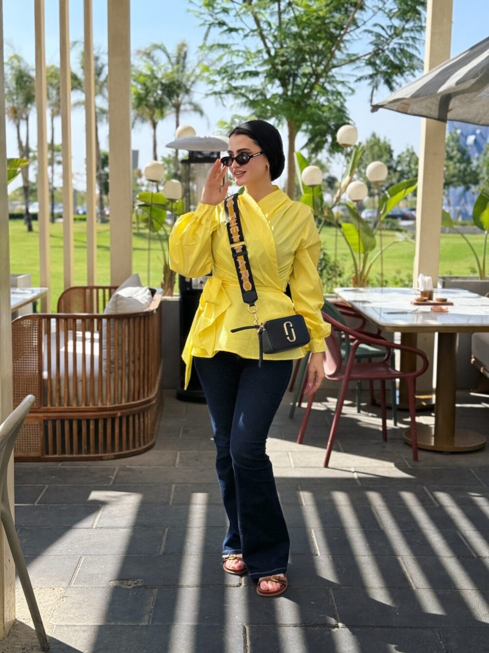 poplin wrap blouse - Image 6