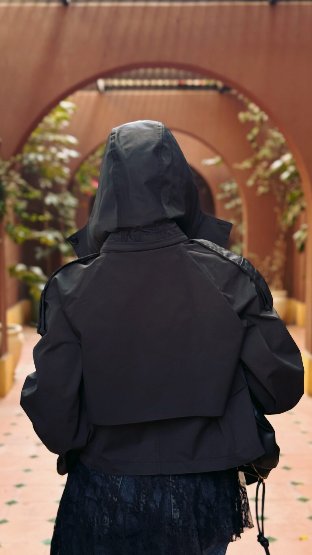 cropped waterproof jacket - Image 7