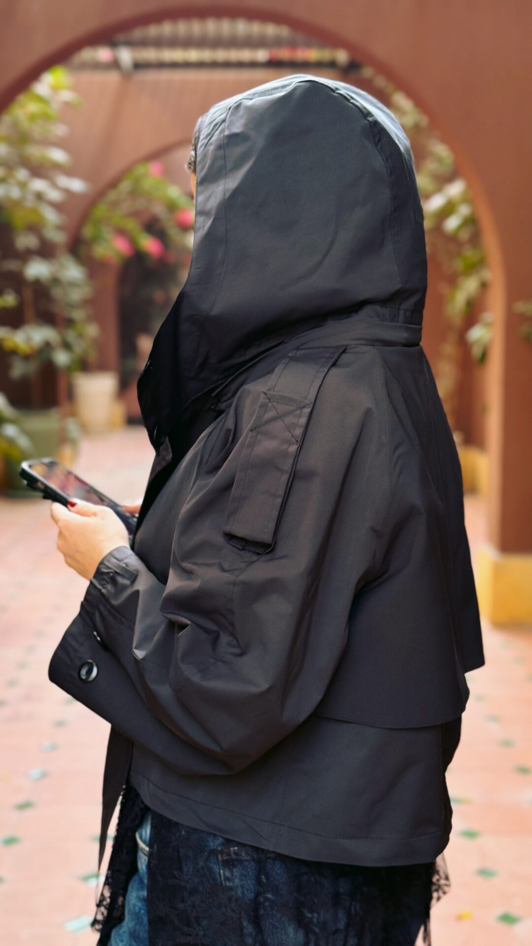 cropped waterproof jacket - Image 6