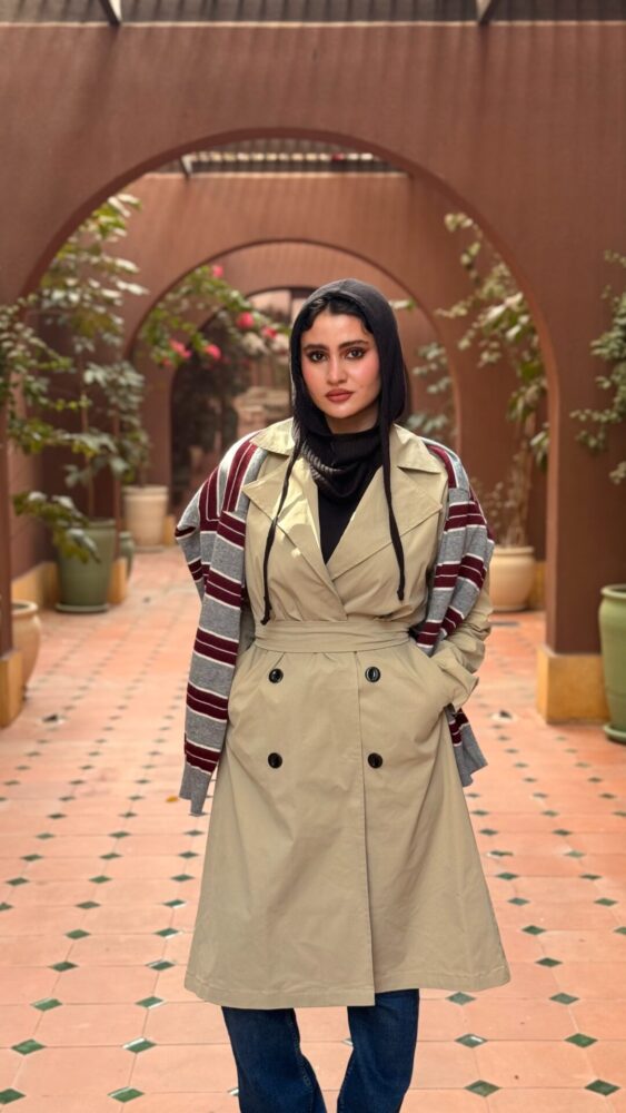 rain guard trench coat