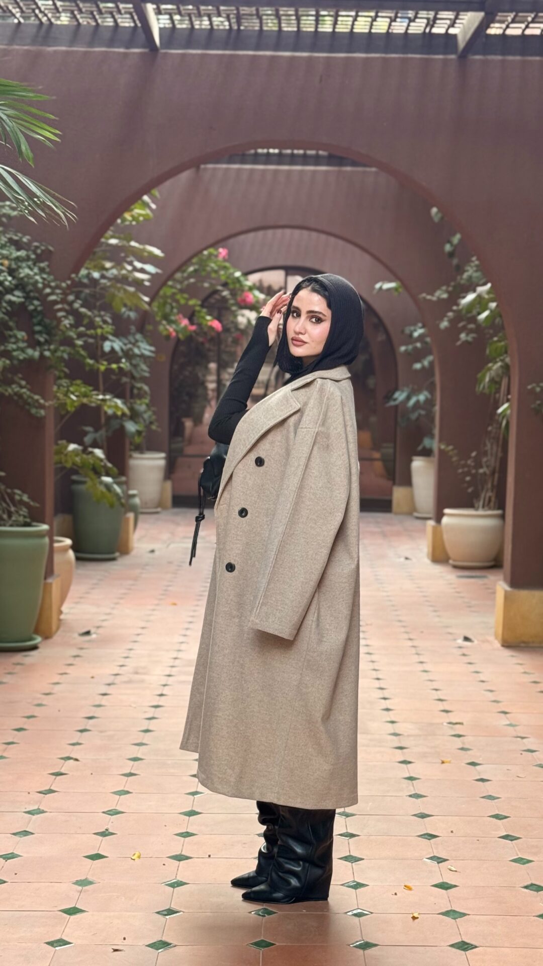 oversized wool coat - Image 4