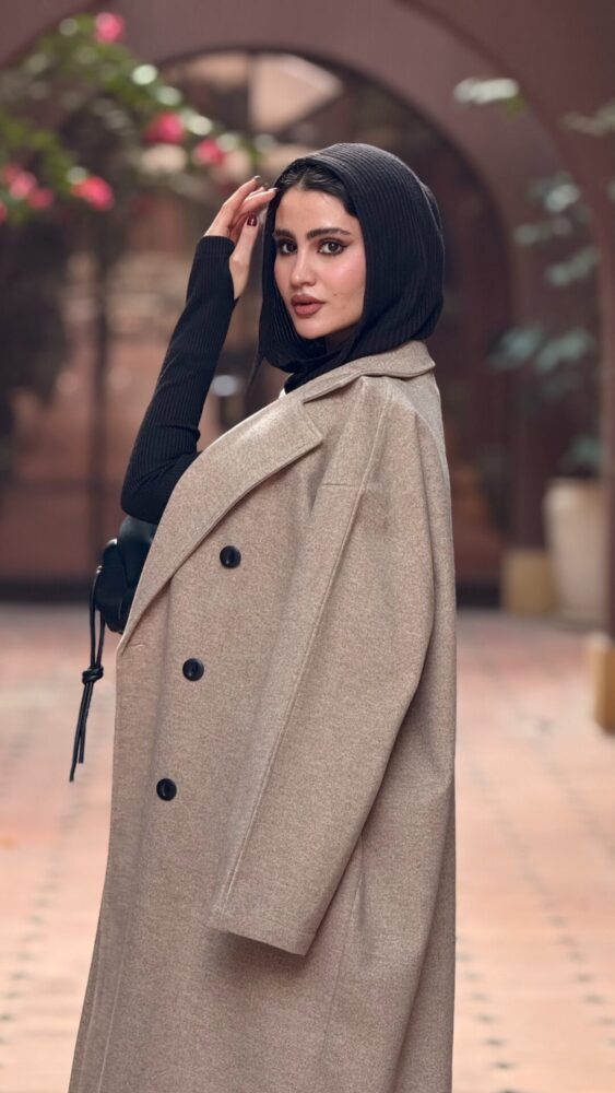 oversized wool coat