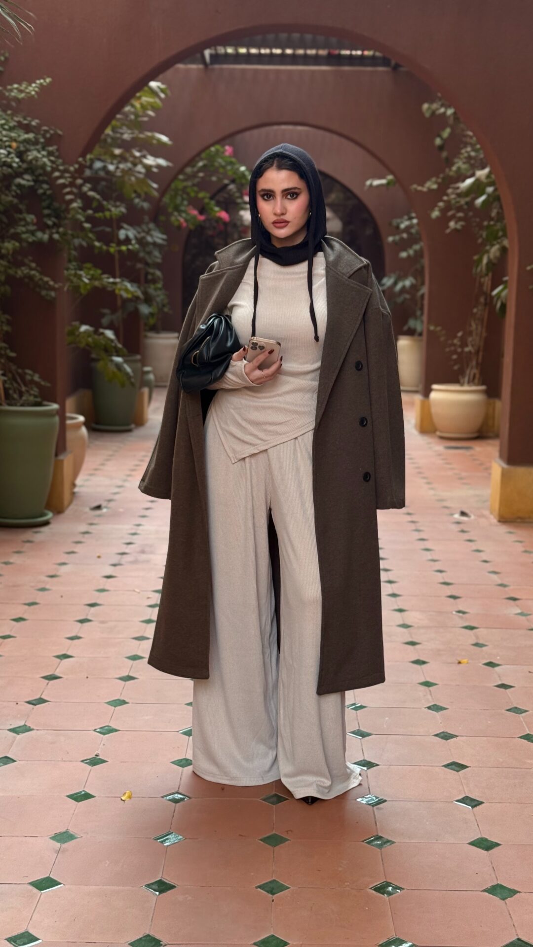 oversized wool coat - Image 2